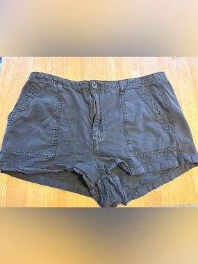 aerie Charcoal Gray Cargo Shorts